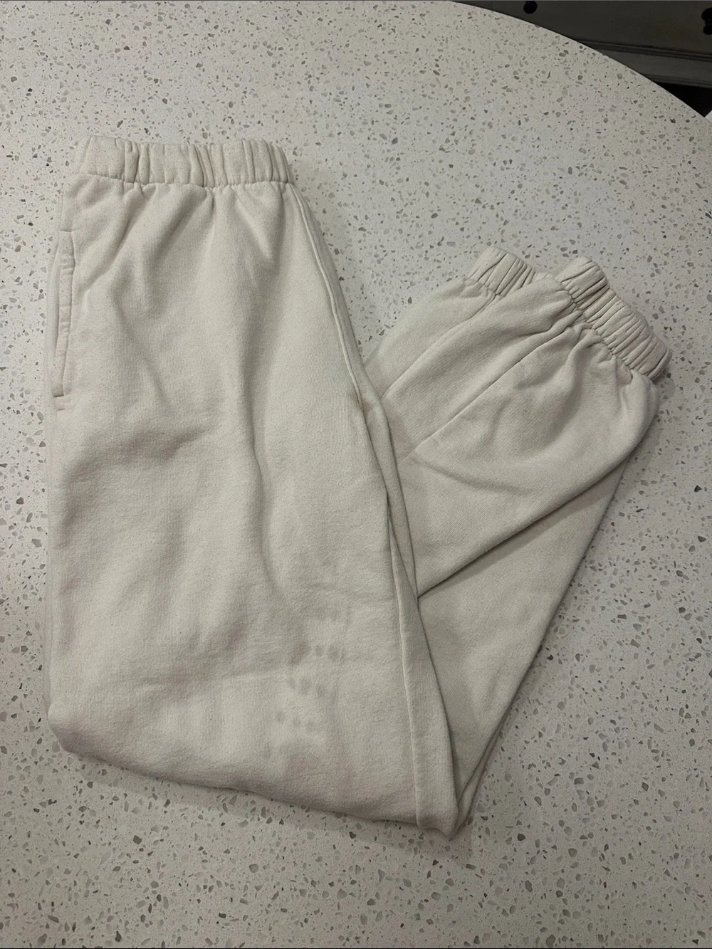 John Galt Brandy Melville Cream Joggers